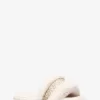 Alexis Faux Fur and Metallic Signature Logo Slide Sandal Alexis Faux Fur and Metallic Signature Logo Slide Sandal
