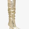 Amali Crackled Metallic Boot