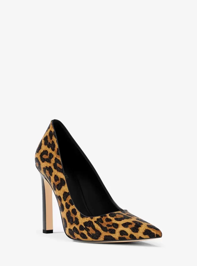 Amara Leopard Print Calf Hair Pump Amara Leopard Print Calf Hair Pump