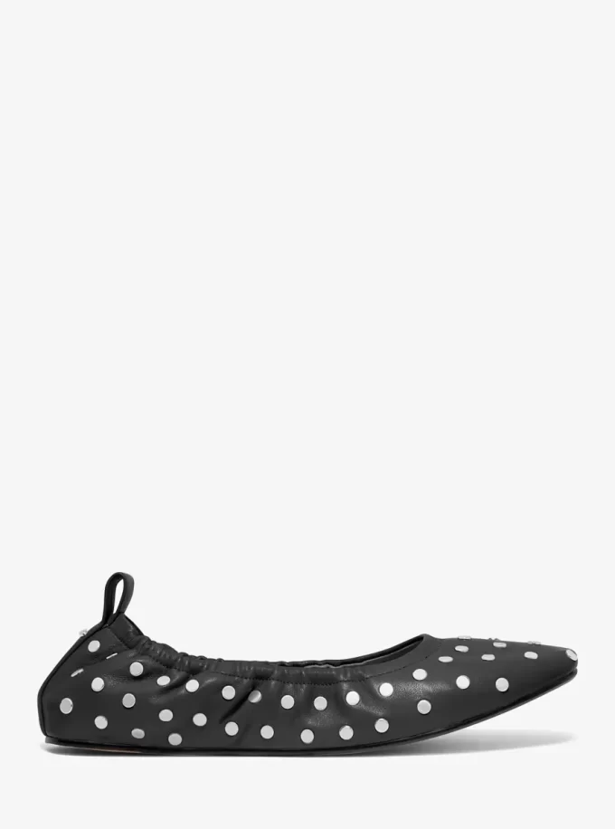 Amy Studded Leather Ballet Flat Amy Studded Leather Ballet Flat