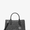 Arden Medium Printed Signature Logo Satchel