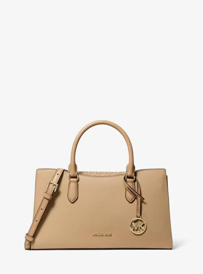 Arden Medium Top-Zip Satchel