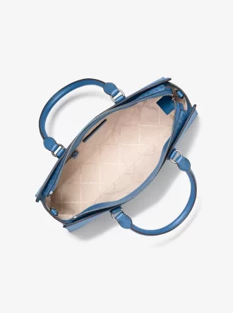 Arden Medium Top-Zip Satchel