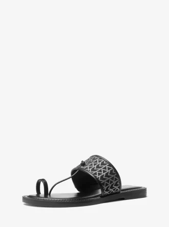 Ashtin MK2000 Logo Jacquard Sandal