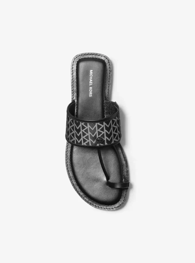 Ashtin MK2000 Logo Jacquard Sandal