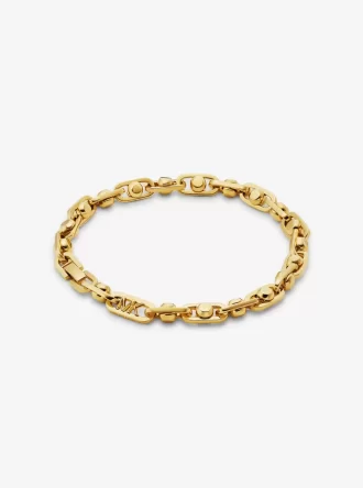 Astor Link Precious Metal-Plated Brass Bracelet