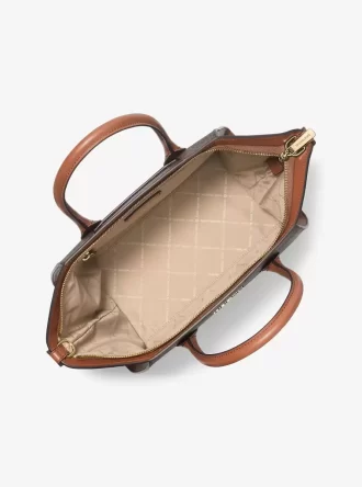 Avril Large Signature Logo Satchel Avril Large Signature Logo Satchel