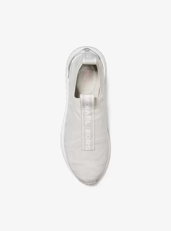 Bodie Logo Embossed Stretch Knit Slip-On Trainer Bodie Logo Embossed Stretch Knit Slip-On Trainer