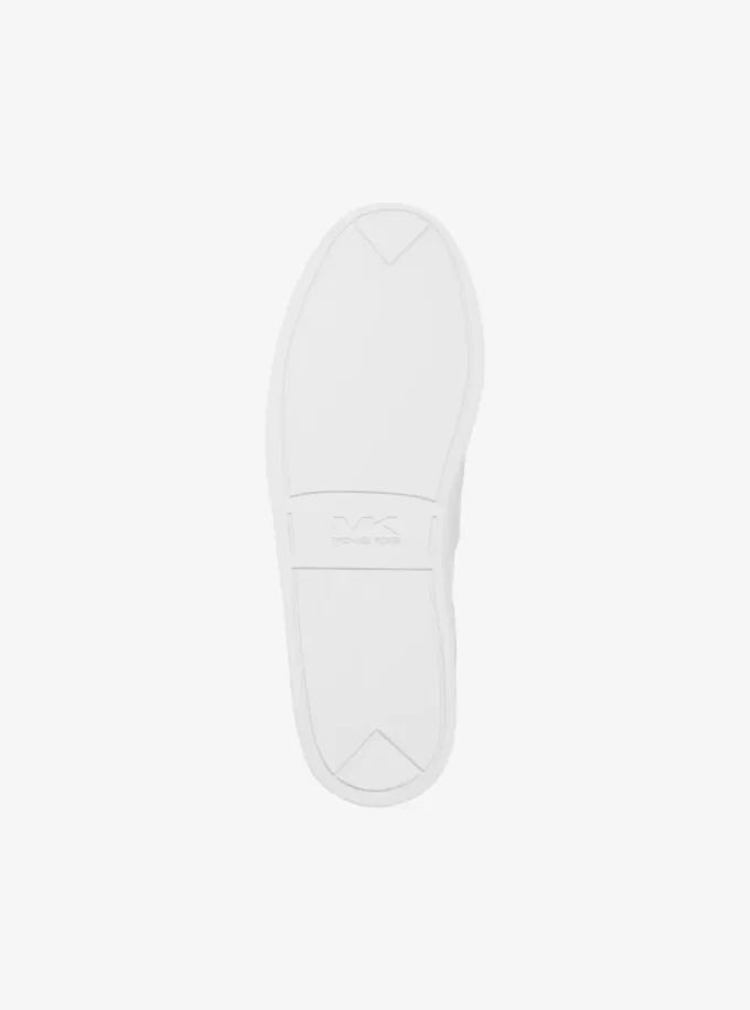 Brady Signature Logo and Leather Sneaker