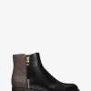 Britt Signature Logo Trim Ankle Boot