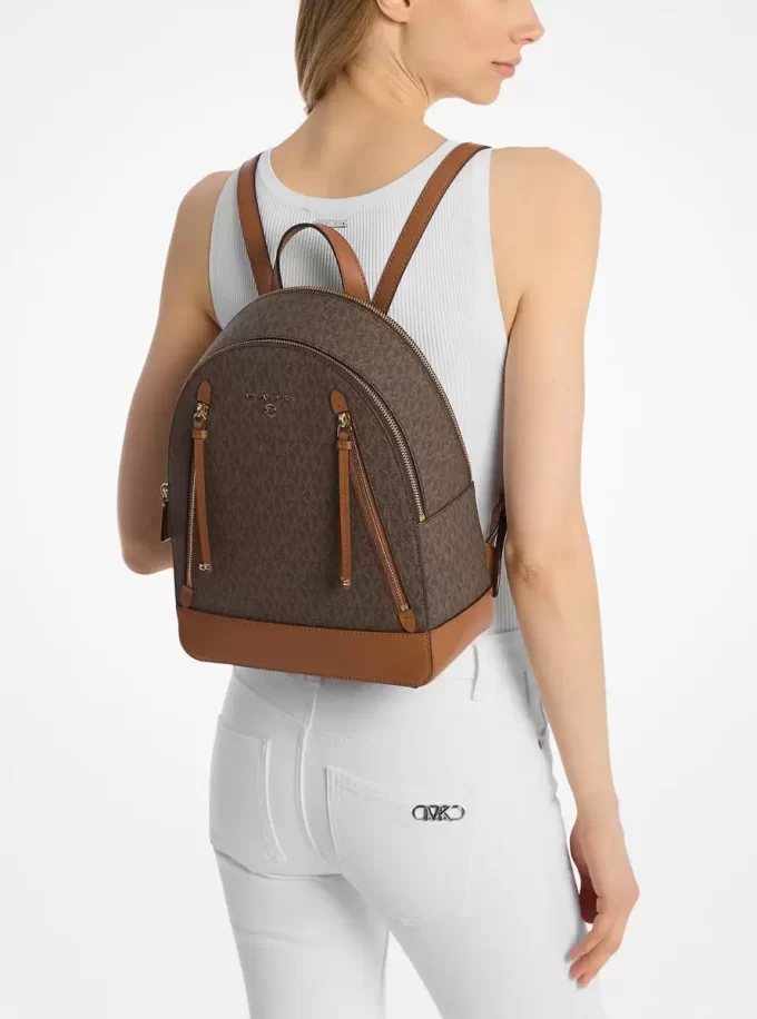 Brooklyn Medium Logo Backpack