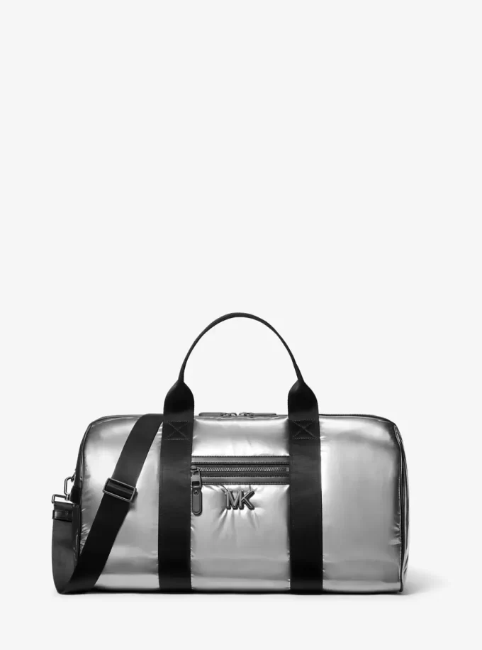 Brooklyn Medium Metallic Puffy Duffel Bag Brooklyn Medium Metallic Puffy Duffel Bag