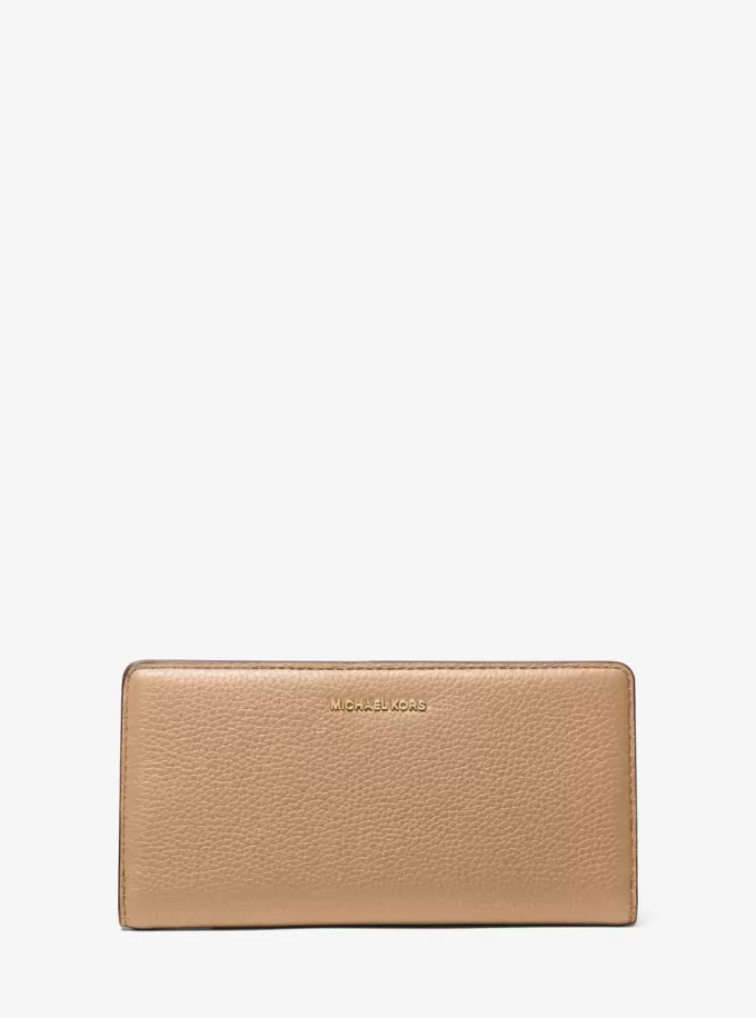 Bryant Large Pebbled Leather Snap-Front Wallet Bryant Large Pebbled Leather Snap-Front Wallet