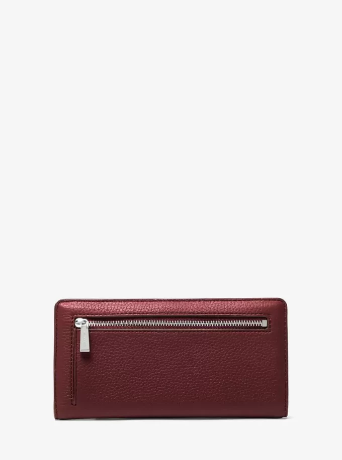 Bryant Large Pebbled Leather Snap-Front Wallet Bryant Large Pebbled Leather Snap-Front Wallet