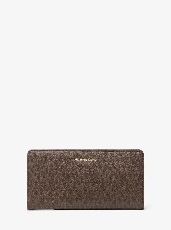 Bryant Large Signature Logo Snap-Front Wallet Bryant Large Signature Logo Snap-Front Wallet
