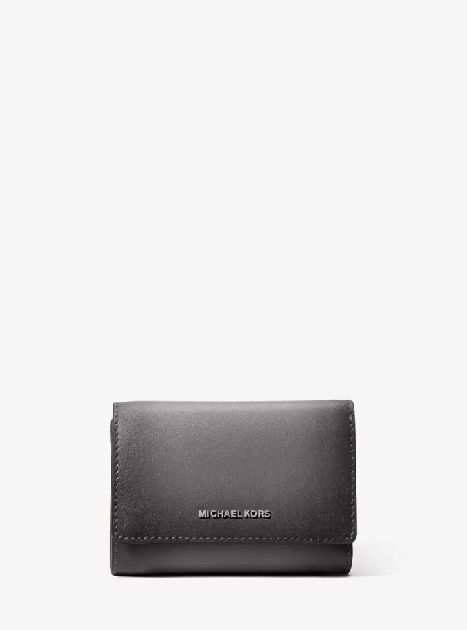 Bryant Medium Burnished Leather Tri-Fold Wallet Bryant Medium Burnished Leather Tri-Fold Wallet