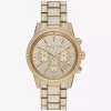 Bryant Pavé Gold-Tone Watch
