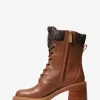 Cade Leather and Signature Logo Combat Boot Cade Leather and Signature Logo Combat Boot