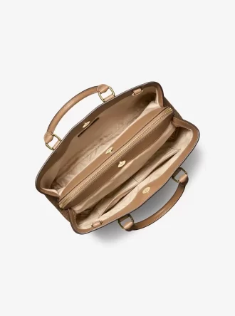 Camille Large Signature Logo Satchel