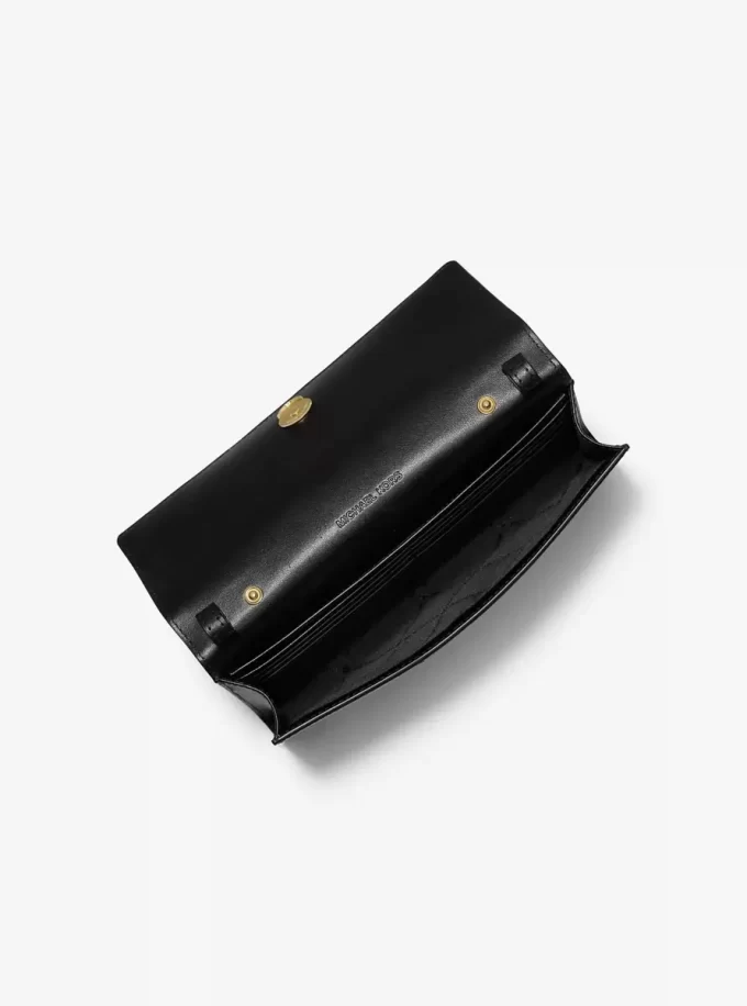 Carson Large Leopard Print Calf Hair Crossbody Bag Carson Large Leopard Print Calf Hair Crossbody Bag