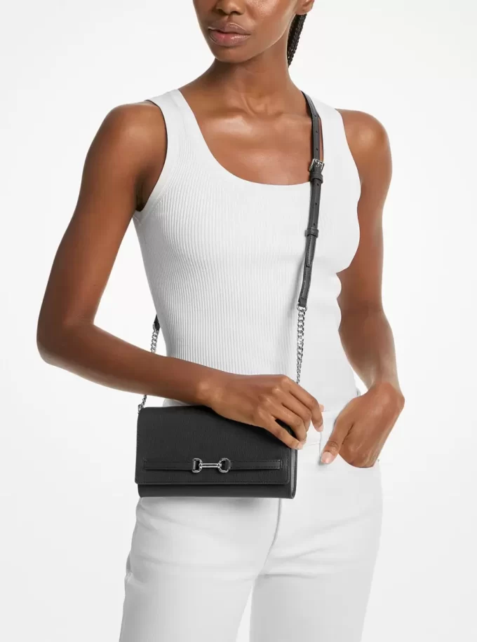 Carson Large Pebbled Leather Convertible Crossbody Bag Carson Large Pebbled Leather Convertible Crossbody Bag