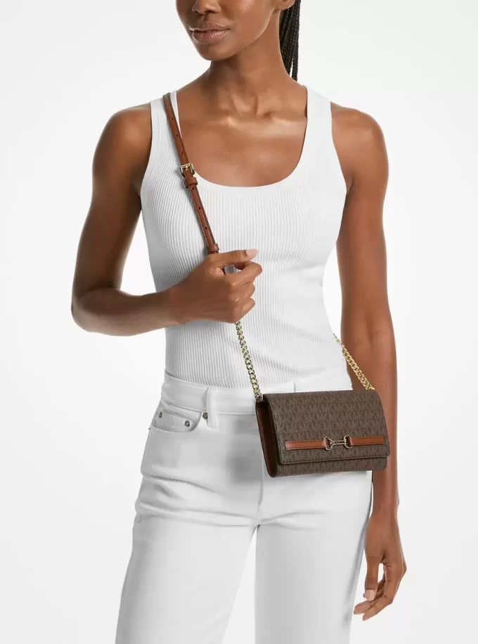 Carson Large Signature Logo Convertible Crossbody Bag Carson Large Signature Logo Convertible Crossbody Bag