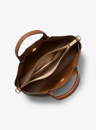 Carson Medium Signature Logo Satchel Carson Medium Signature Logo Satchel