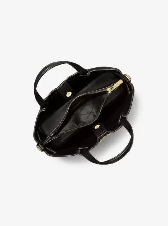 Carson Small Leopard Print Calf Hair Satchel Carson Small Leopard Print Calf Hair Satchel