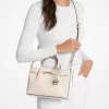Carson Small Pebbled Leather Satchel