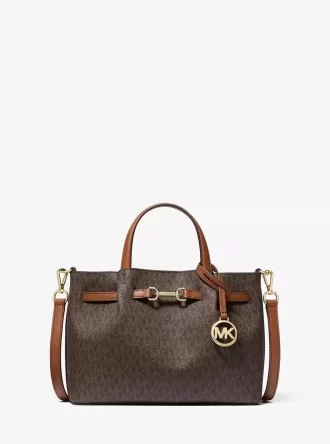Carson Small Signature Logo Satchel Carson Small Signature Logo Satchel