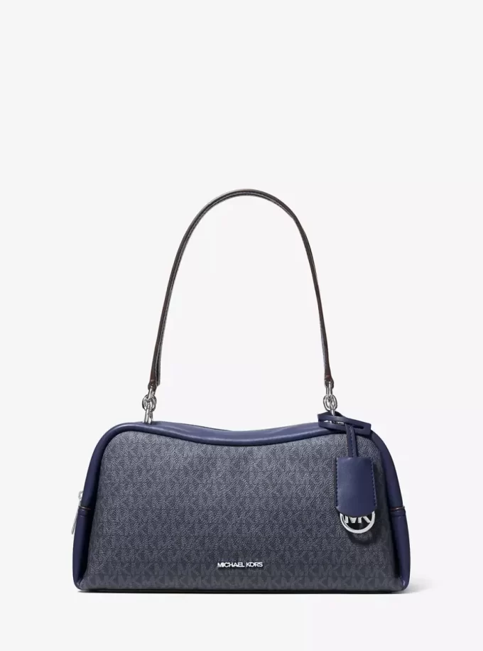Cecily Medium Signature Logo Shoulder Bag Cecily Medium Signature Logo Shoulder Bag