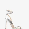 Chrissy Metallic Python Embossed Leather Sandal Chrissy Metallic Python Embossed Leather Sandal