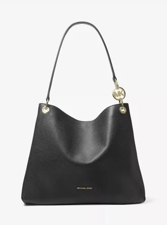 Christina Large Pebbled Leather Shoulder Bag