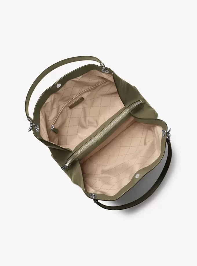 Christina Large Pebbled Leather Shoulder Bag Christina Large Pebbled Leather Shoulder Bag