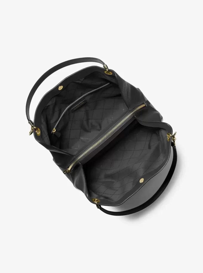 Christina Large Pebbled Leather Shoulder Bag Christina Large Pebbled Leather Shoulder Bag