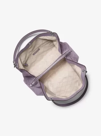 Christina Large Suede Shoulder Bag