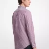 Classic Fit Striped Cotton Blend Shirt