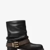 Colby Leather and Signature Logo Ankle Boot Colby Leather and Signature Logo Ankle Boot