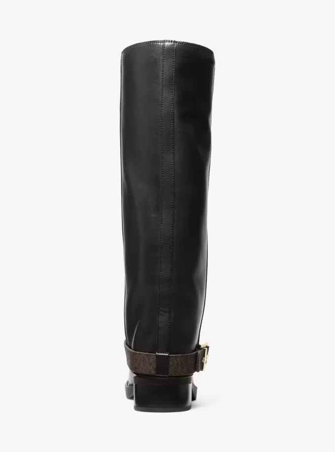 Colby Leather and Signature Logo Boot