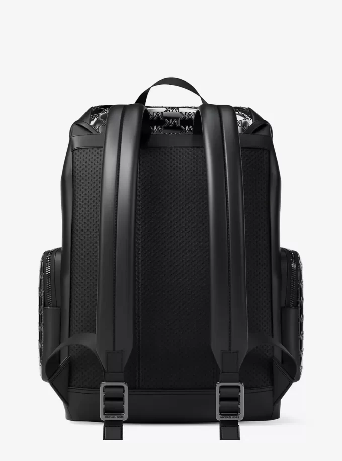 Cooper Medium Metallic Logo Debossed Backpack