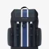 Cooper Medium Striped Signature Logo City Backpack