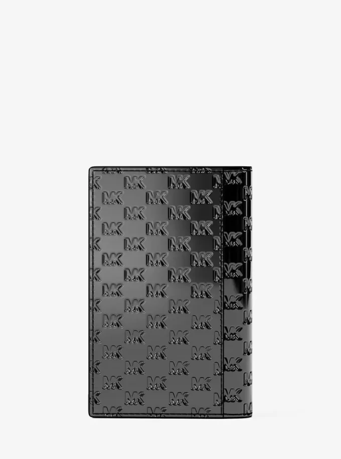 Cooper Metallic Logo Debossed Folding Card Case