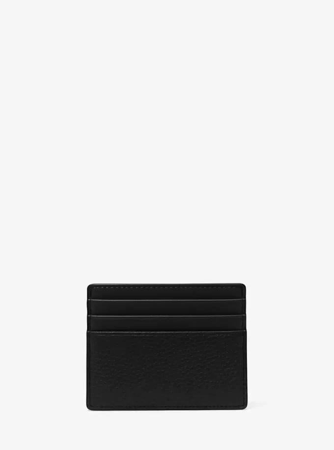 Cooper Pebbled Leather Tall Card Case Cooper Pebbled Leather Tall Card Case