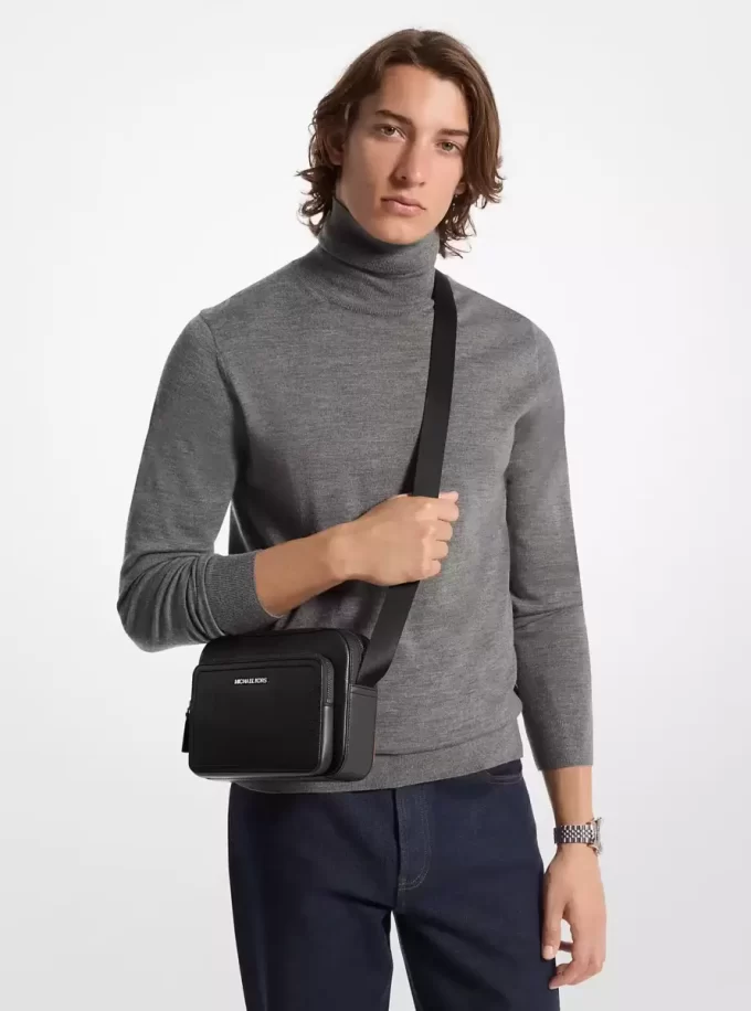 Cooper Pebbled Leather Utility Crossbody Bag Cooper Pebbled Leather Utility Crossbody Bag