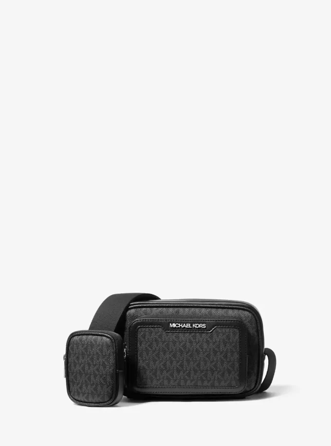 Cooper Signature Logo Camera Crossbody Bag With Pouch Cooper Signature Logo Camera Crossbody Bag With Pouch