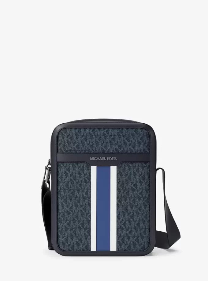 Cooper Striped Signature Logo Flight Bag Cooper Striped Signature Logo Flight Bag