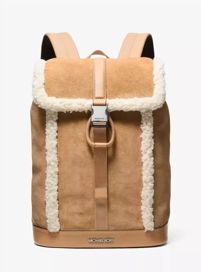 Cooper Suede and Sherpa Backpack Cooper Suede and Sherpa Backpack
