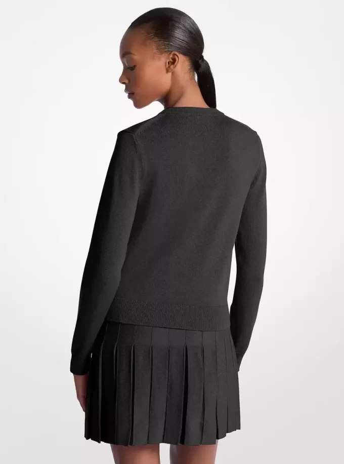 Cotton Blend Cardigan