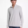 Cotton Quarter-Zip Sweater