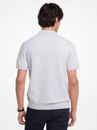 Cotton Tuck Stitch Shirt